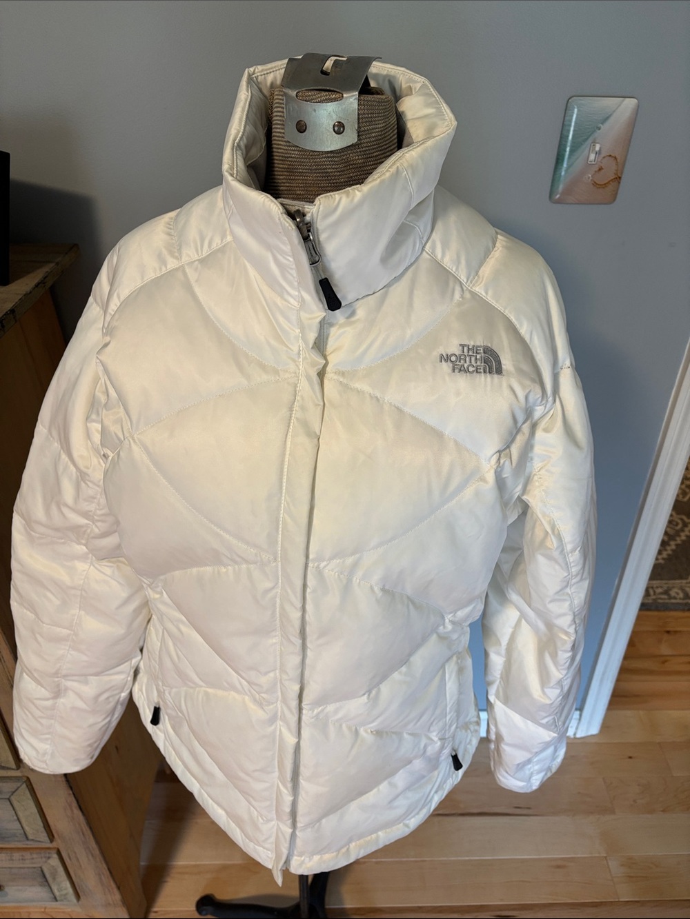 The North Face Women's White Puffer 550 Goose Down Jacket
